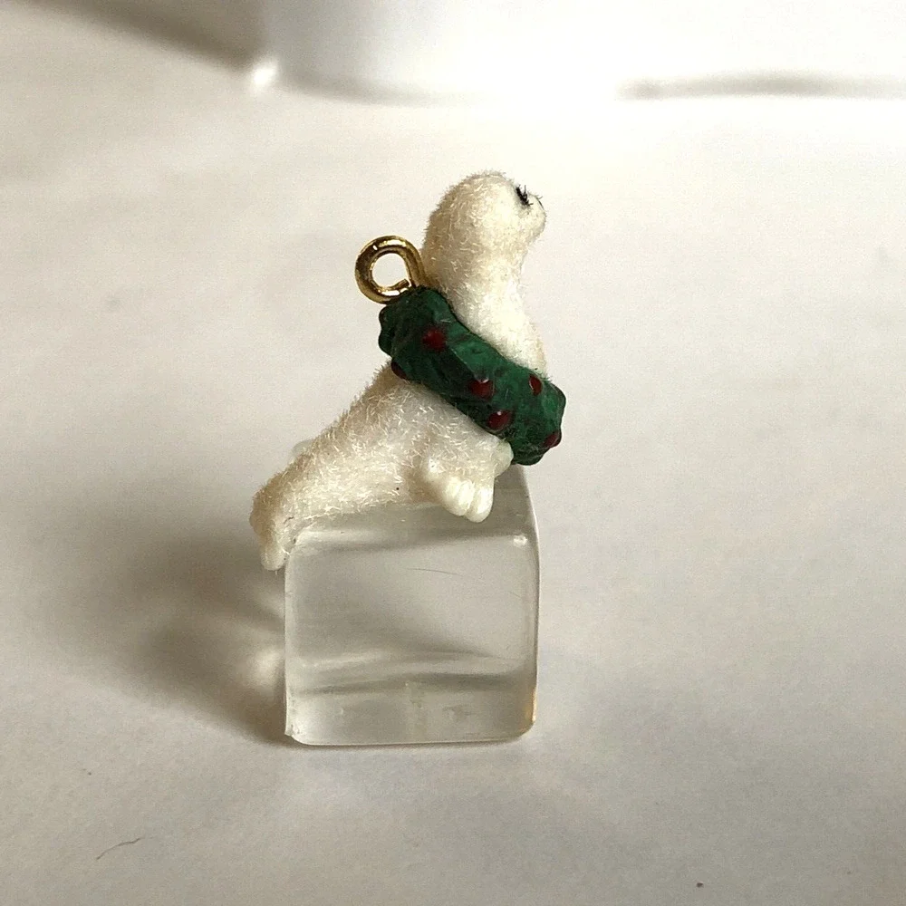 Hallmark Christmas Ornament Keepsake Miniature Ice Block Buddies 2000 Polar Bear
